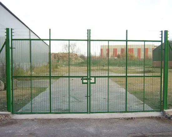 welded mesh fence gates